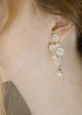 Jennifer Behr #Calissa Earrings #3 Silver thumbnail