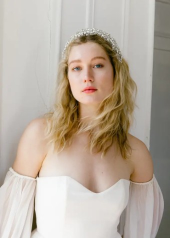 Jennifer Behr #Czarina Headband #2 Crystal thumbnail