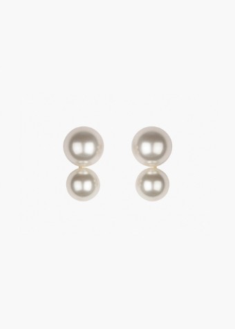 Jennifer Behr Gretel Earrings #2 Gold/Pearl thumbnail