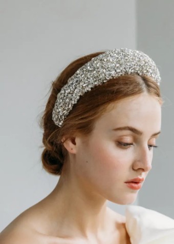 Jennifer Behr Medici Headband #6 Crystal thumbnail