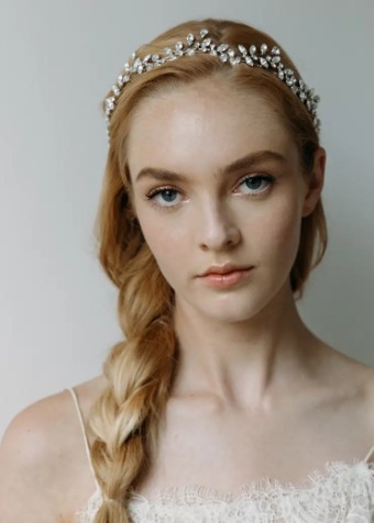 Jennifer Behr Vera Circlet #3 Crystal thumbnail