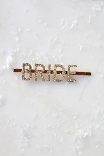 Untamed Petals Bride Crystal Pave Bobby Pin #1 thumbnail