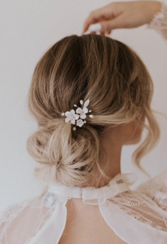 Untamed Petals Lilac Hairpin #0 default Gold thumbnail