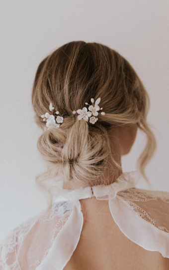 Untamed Petals Lilac Hairpin #1 Gold thumbnail