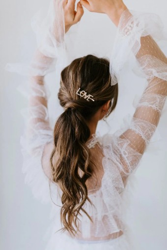 Untamed Petals Love Pearl Pave Bobby Pin #0 default thumbnail