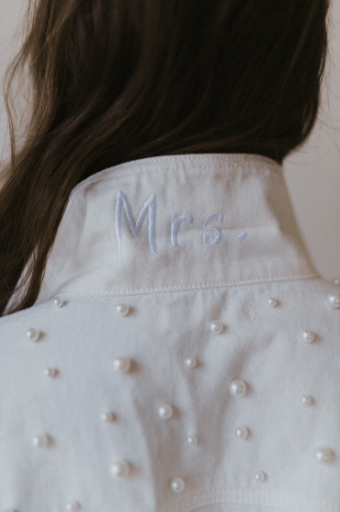 Untamed Petals #Posy White Mrs Jacket #5 thumbnail