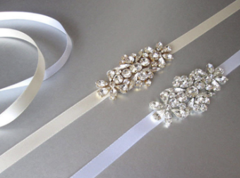 Sabina KW Designs SKWD #1599 - Center Detail Skinny Belt #1 default Rose Gold thumbnail