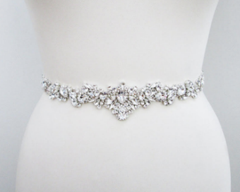 Sabina KW Designs Style# SKWD #6377 - Vintage Inspired Belt #0 default Silver thumbnail