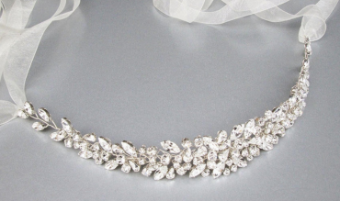 Sabina KW Designs SKWD #1293 - Floating Crystal Belt #1 Rose Gold thumbnail