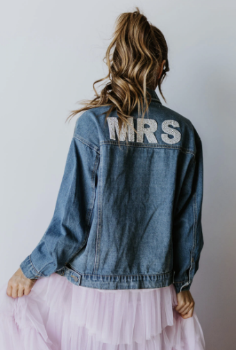 Untamed Petals Pearl Patch - Denim Jacket - WIFEY #0 default thumbnail