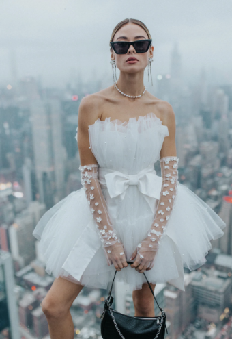 Untamed Petals Valiant Sheer Gloves #0 default Ivory thumbnail