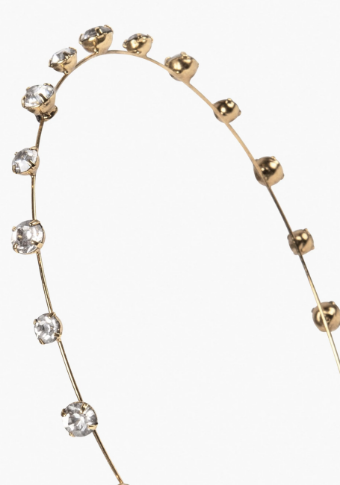 Jennifer Behr #Iva Skinny Headband (Gold) #0 default thumbnail