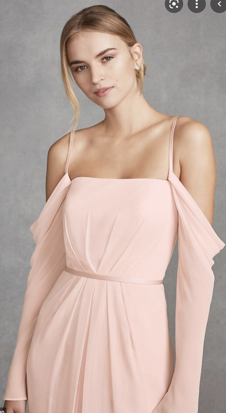 blue dress for baby girl Verona Cowl Dress, in Champagne Luxe Satin main image 1