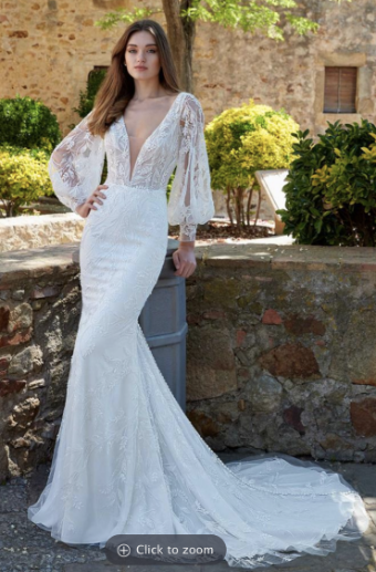 Kelly Faetanini #Renata Overskirt #2 Ivory/Nude thumbnail