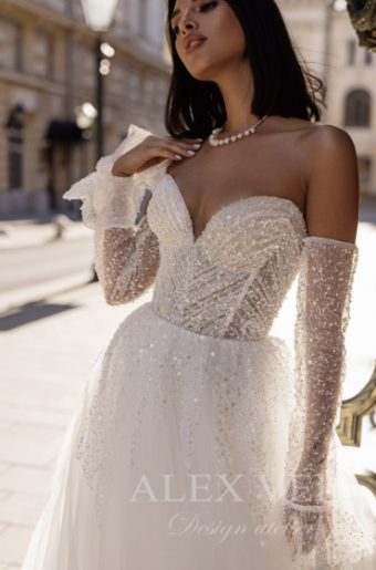 Alex Veil #Dazy w/ Detachable Sleeves #3 Soft White thumbnail