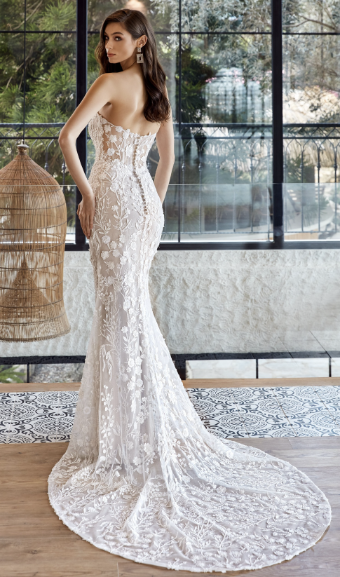 Eddy K Style# Jacqueline Overskirt Only #9 Ivory/Nude/Skin thumbnail