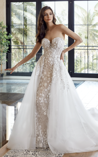 Eddy K Style# Jacqueline Overskirt Only #10 default Ivory/Nude/Skin thumbnail