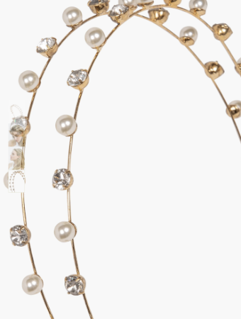 Jennifer Behr Risa Headband #2 Crystal thumbnail