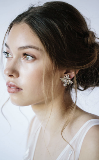 Untamed Petals Quinn Earrings #0 default Gold thumbnail