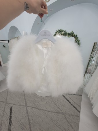 Oksana Mukha Ostrich Bolero #0 default Ivory thumbnail