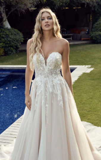 Eddy K Style# Palmer Dress Only #3 Ivory/Champagne/Skin thumbnail