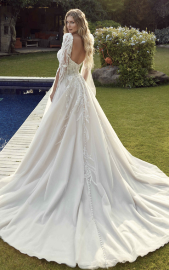 Eddy K Style# Palmer Dress Only #4 Ivory/Champagne/Skin thumbnail