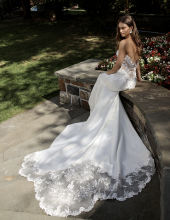 Eve of Milady Style# 1678 Dress Only #6 Diamond White thumbnail