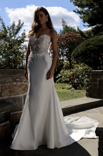 Eve of Milady Style# 1678 Dress Only #1 Diamond White thumbnail