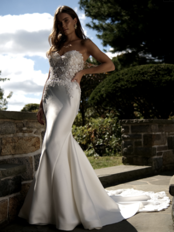 Eve of Milady Style# 1678 Dress Only #3 Diamond White thumbnail