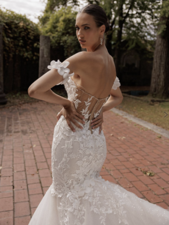 Eve of Milady Style# 1690 #3 Diamond White/Blush thumbnail