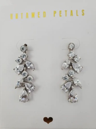 Untamed Petals Cami Earrings #0 default Silver thumbnail