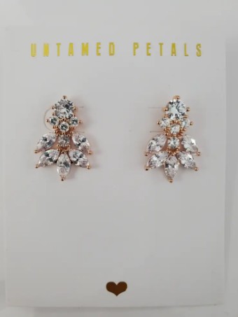 Untamed Petals Carla Earrings #0 default Rose Gold thumbnail