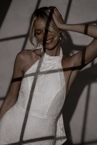 MWL Hallie Lace Tie #3 Ivory thumbnail