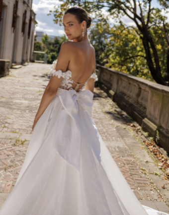 Eve of Milady Style# 4429 Overskirt Only #5 Diamond White/Blush thumbnail