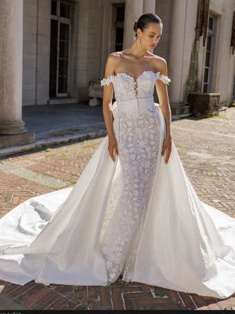 Eve of Milady Style# 4429 Overskirt Only #0 default Diamond White/Blush thumbnail