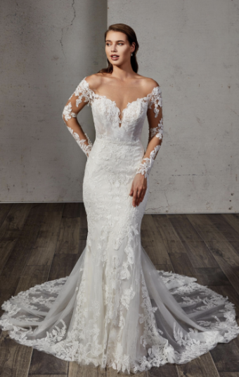 Eddy K Style# Idina Veil 147" #4 Iv thumbnail