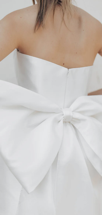 Untamed Petals Frankie Large Bow Accessory #4 Ivory thumbnail