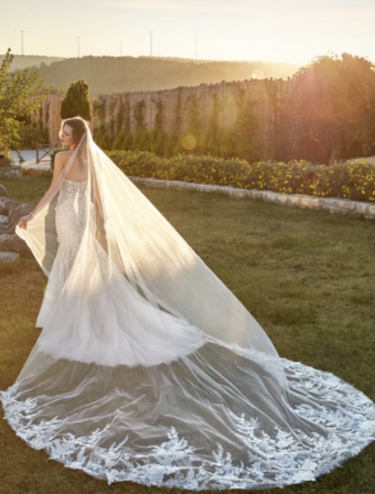 Eddy K Style# Claire Cathedral Veil #0 default Iv thumbnail