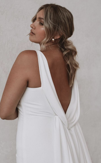 MWL Harry Detachable Train #2 Ivory thumbnail