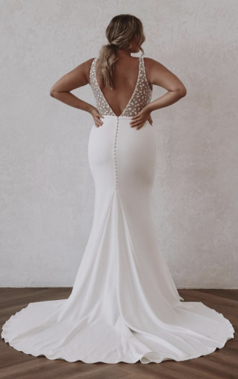 MWL Harry Detachable Train #10 Ivory thumbnail