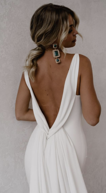 MWL Harry Detachable Train #8 Ivory thumbnail