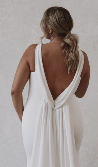 MWL Harry Detachable Train #6 Ivory thumbnail