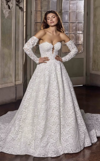 Eddy K Style# Cateline #2 Ivory/Lavender/Skin Ivory/Ivory/Skin thumbnail