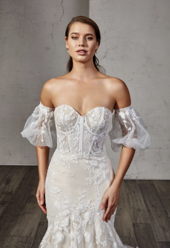 Eddy K Style# Isabella Sleeves #0 default Ivory/Light Champagne thumbnail