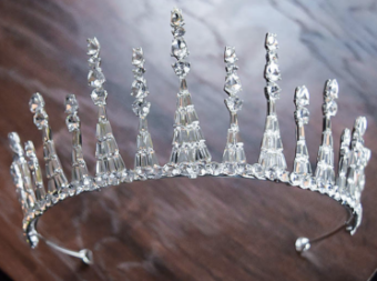 HLEC Style# Cluster Spiked Crown #0 default Silver thumbnail