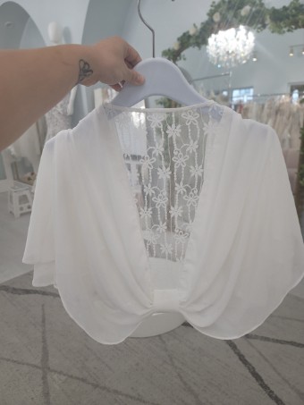 Magnolia Monterey Bridal Style# Shawl - Bonnie #1 default Ivory thumbnail