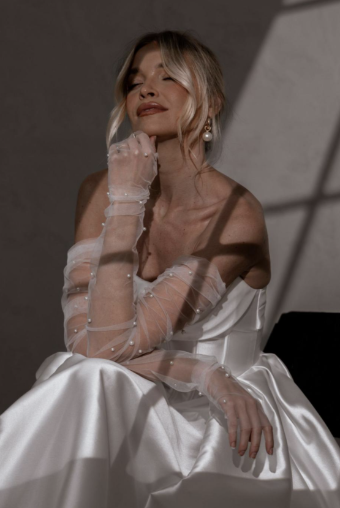 MWL Pearl Gloves #1 Ivory thumbnail