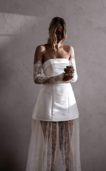 MWL Chantilly Sleeves #4 default Ivory thumbnail