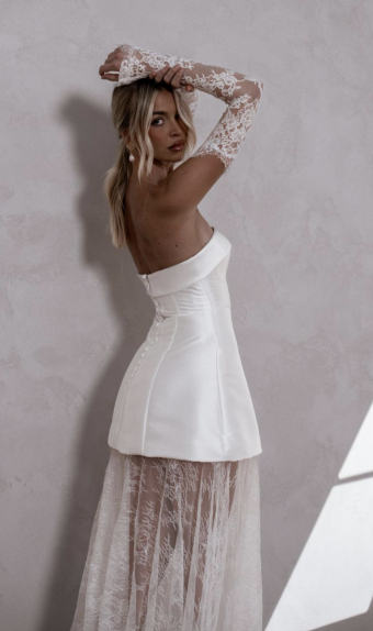 MWL Chantilly Sleeves #0 default Ivory thumbnail