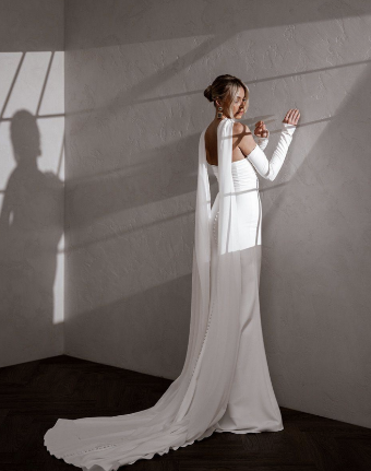 MWL Chiffon Scarf #0 default Ivory thumbnail